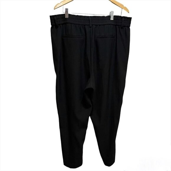 Pennington’s Crepe Paperbag Pant Size X- Missing belt Neutral Business Casual - Picture 8 of 12